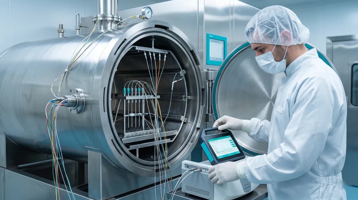 Mapeamento térmico de autoclaves